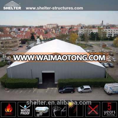 relocatable big industrial warehouse tent with aluminum frame for storage