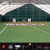 Shelter outdoor top roof tent with white pvc aluminum structure for tennis court